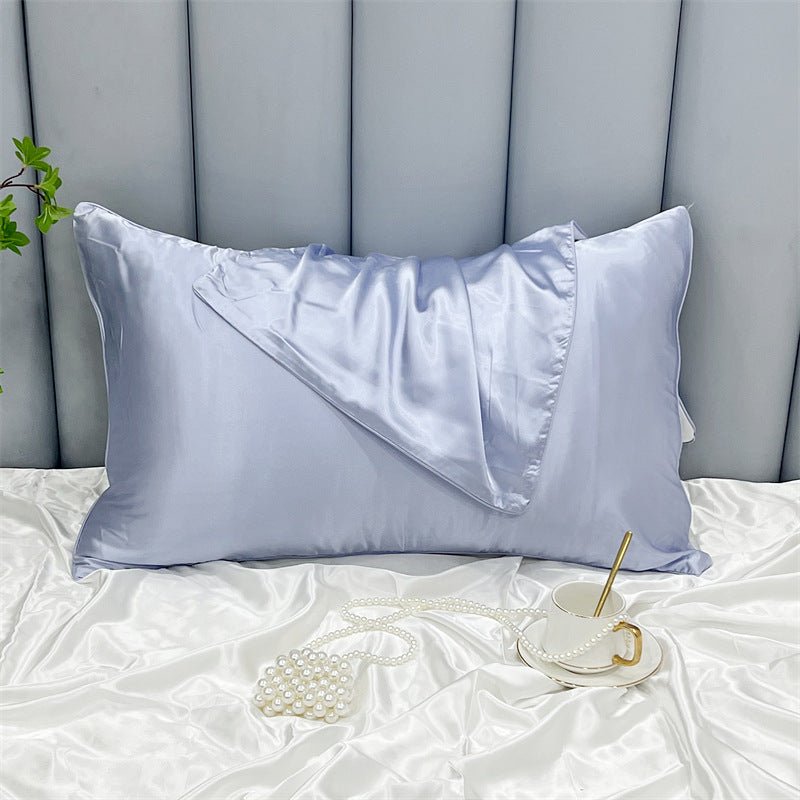 Double - sided Ice Silk Pillowcase Beauty Silk Pillowcase - Aloha Relax