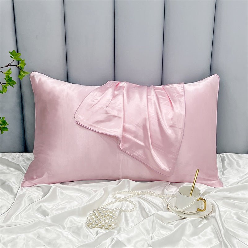 Double - sided Ice Silk Pillowcase Beauty Silk Pillowcase - Aloha Relax
