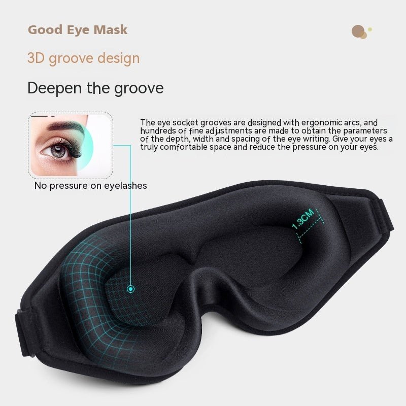 Sleep Mask for Insomnia Relief – Zero Pressure on Eyes & Eyelashes - Aloha Relax
