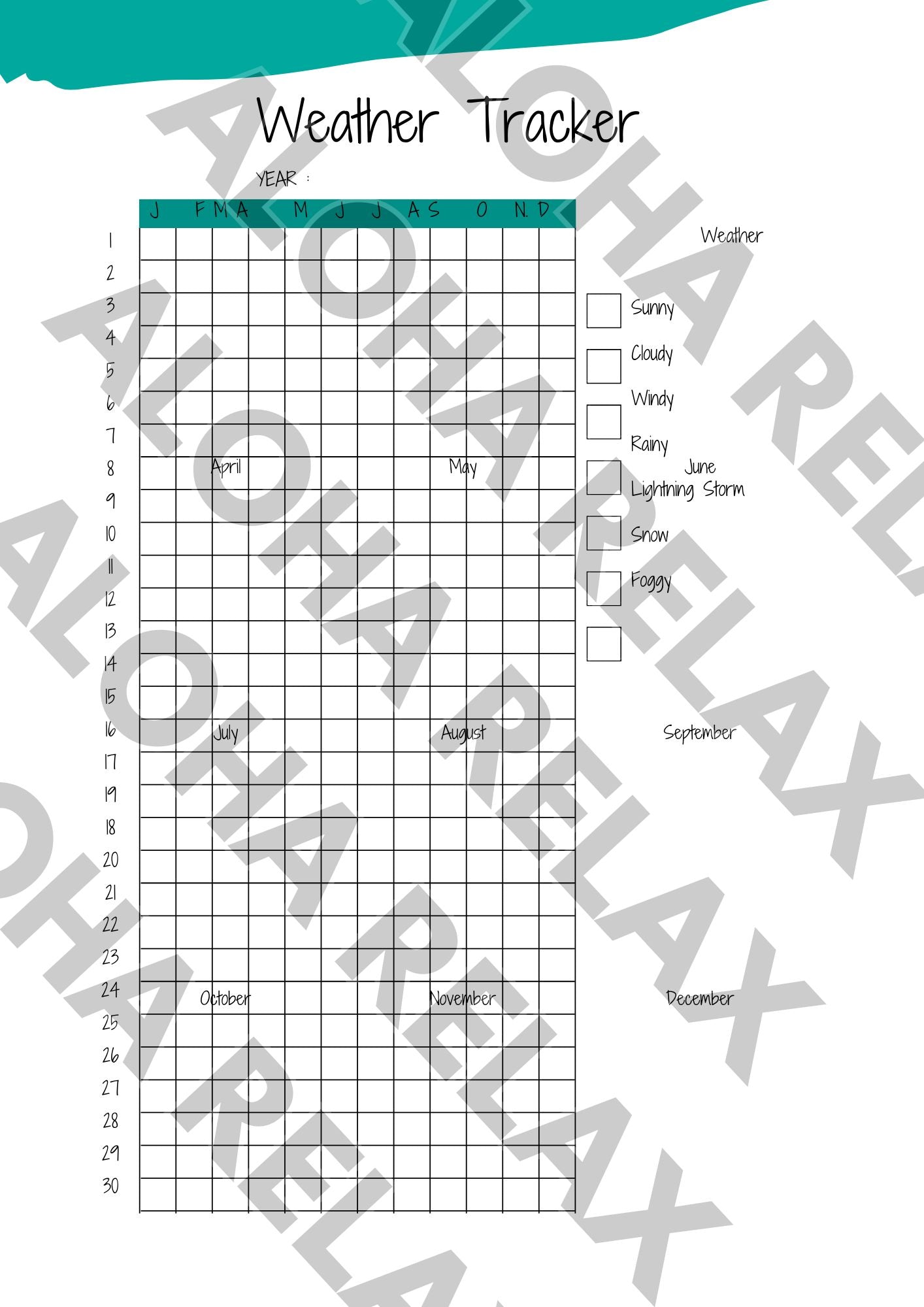 Ultimate Yearly Planner: Organize Your Life, Track Your Wellness, Achieve Your Goals - Aloha Relax