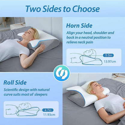 Neck Memory Foam Pillow for Ultimate Comfort - Aloha Relax
